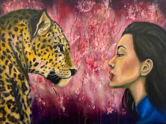 Clarity, The Leopard - Fine Art Print 9x12in.