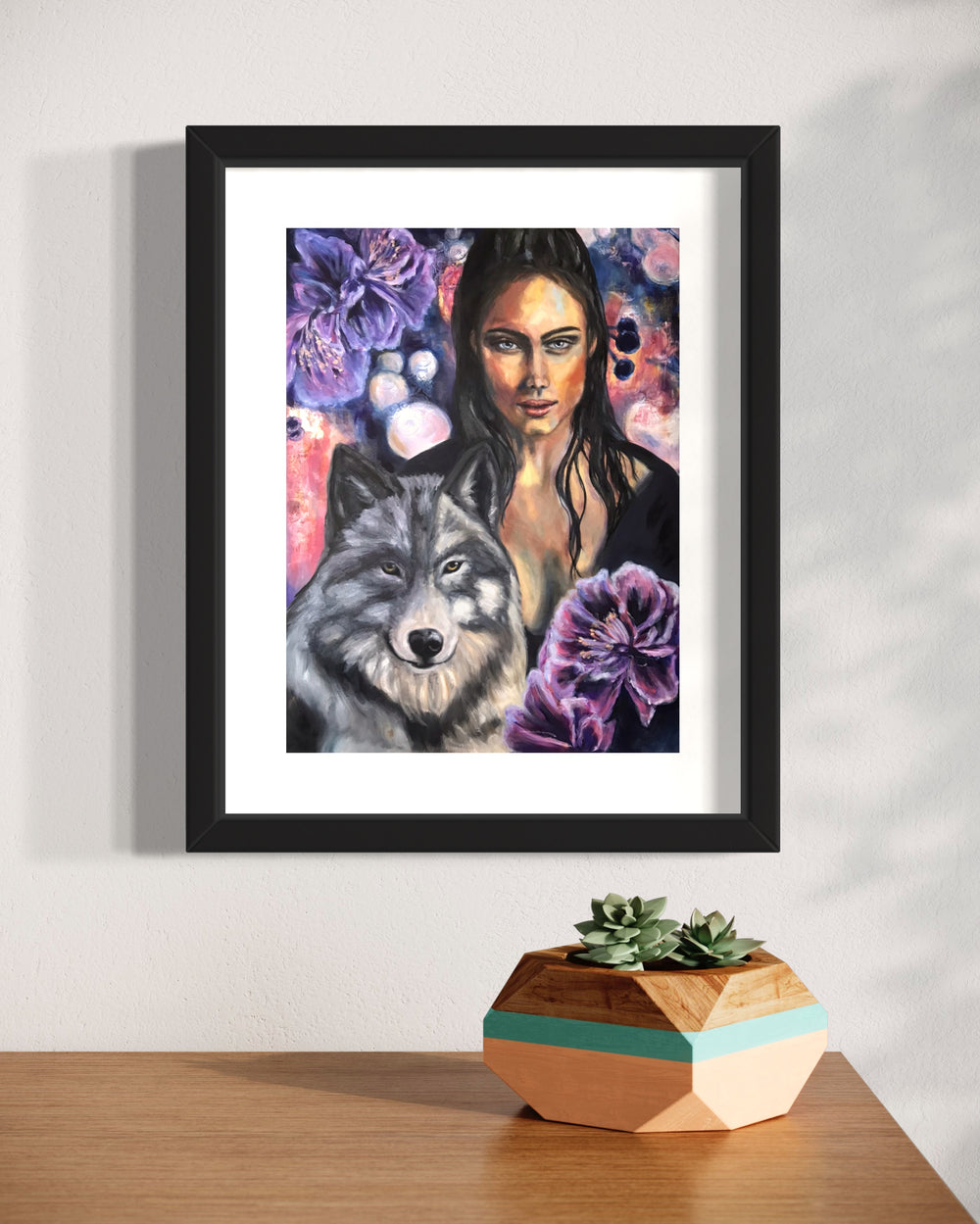 Fierceness, The Wolf - Fine Art Print 9x12in.