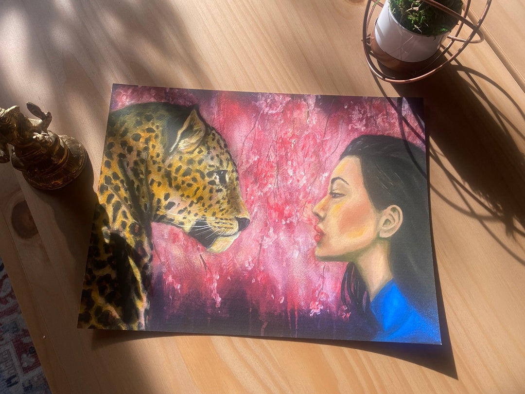 Clarity, The Leopard - Fine Art Print 9x12in.