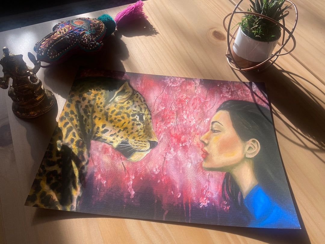 Clarity, The Leopard - Fine Art Print 9x12in.