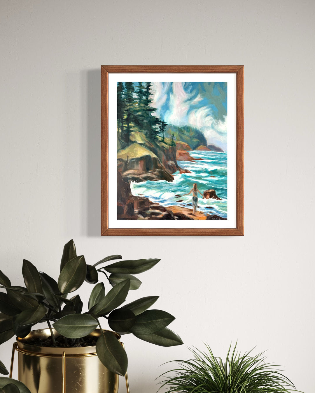 Beach Wanderer - Fine Art Print 8x10 in.