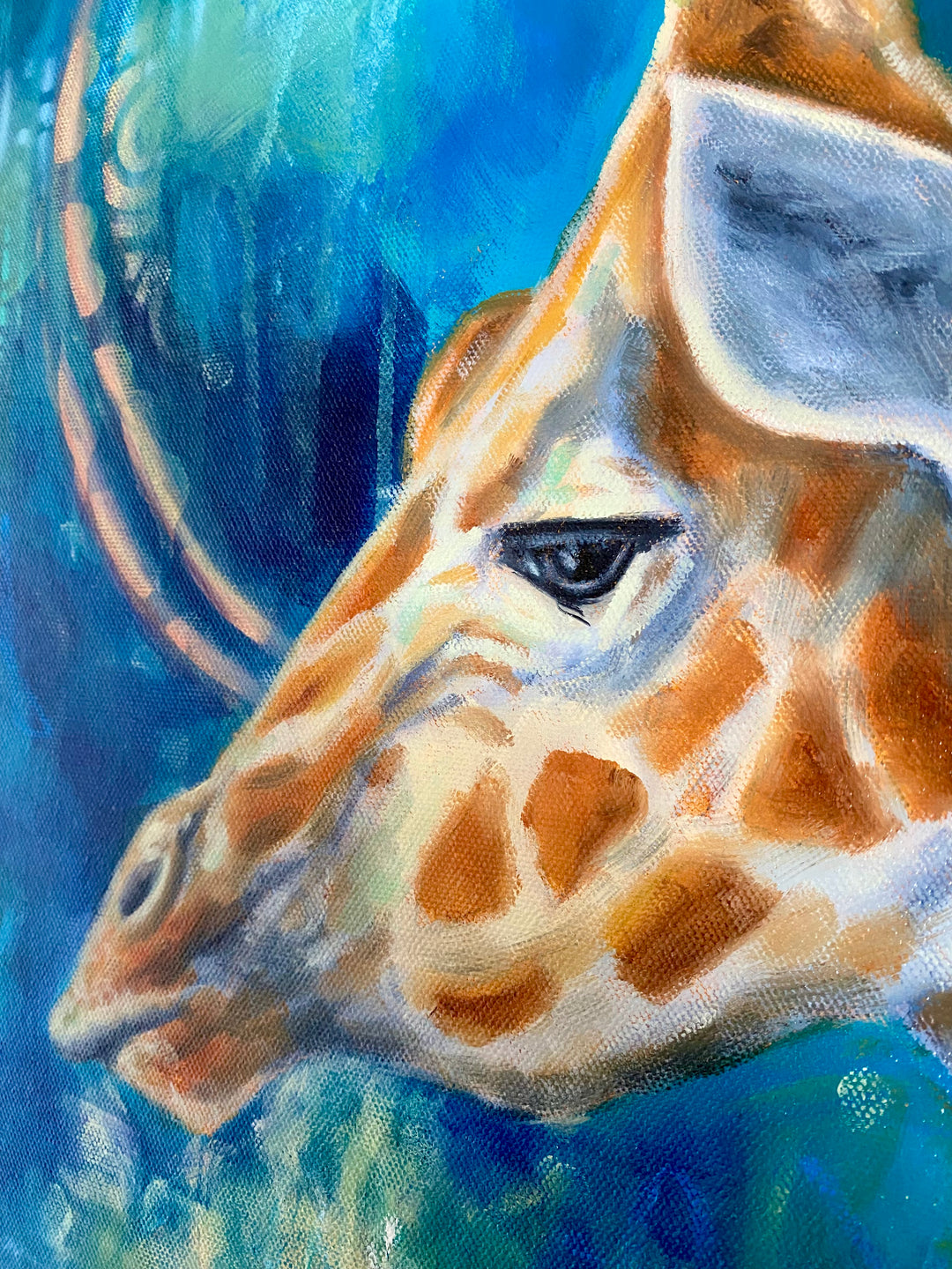 Vision, The Giraffe - Fine Art Print 12x18in.