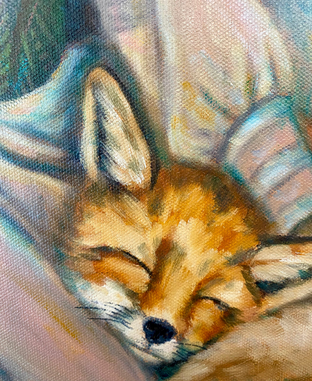 Comfort, The Fox - Fine Art Print 8x10in.