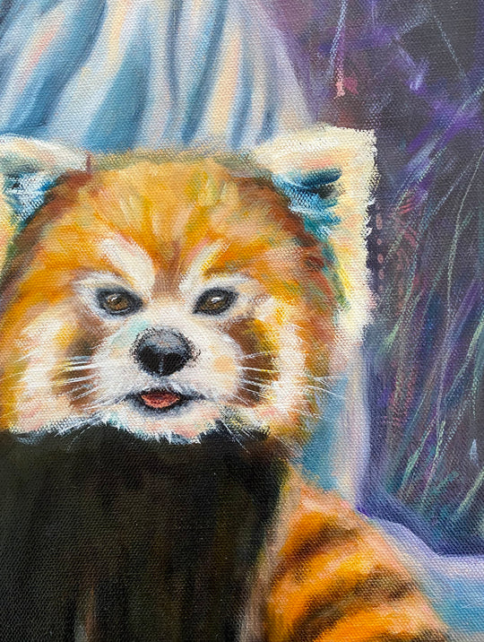 Playfulness, The Red Pandas - Fine Art Print 9x12in.