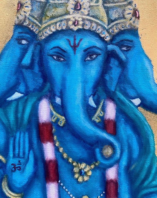 Sathya - Ganesh Original Oil Painting