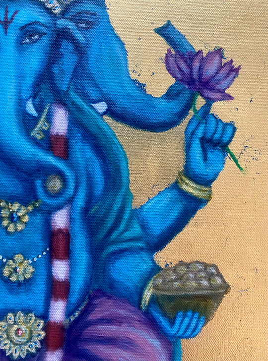 Sathya - Ganesh Original Oil Painting