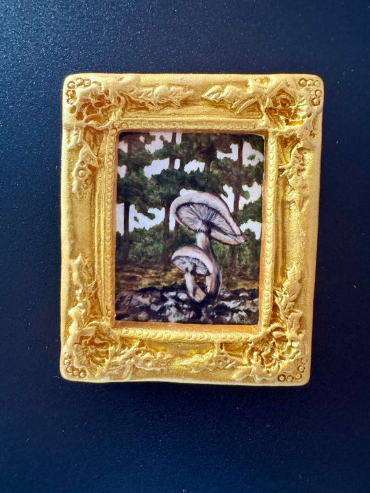 White Mushroom Magnet