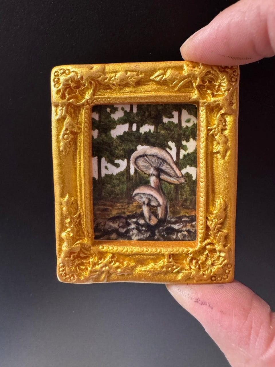 White Mushroom Magnet