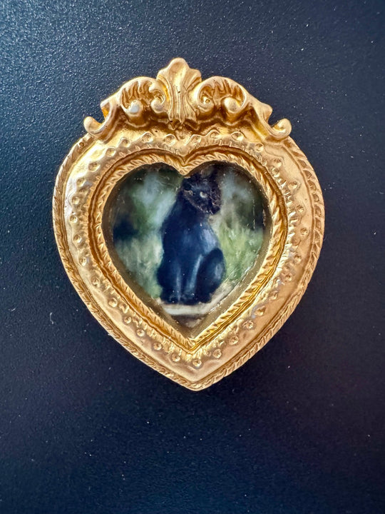 Black Cat Magnet