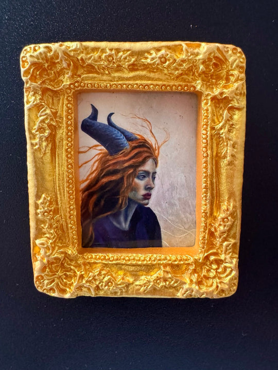 Red Haired Tiefling Magnet