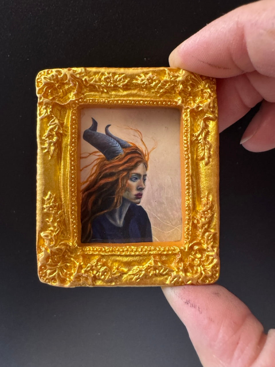 Red Haired Tiefling Magnet