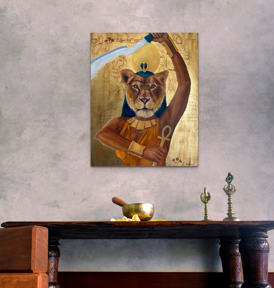 Sekhmet - Original Oil Painting